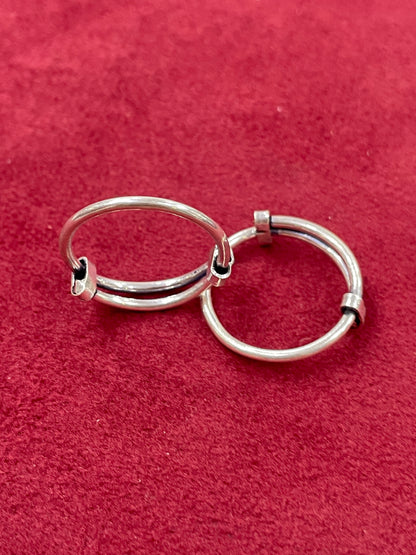 925 Silver Big Toe Round Rings
