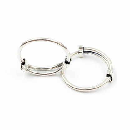 925 Silver Big Toe Round Rings