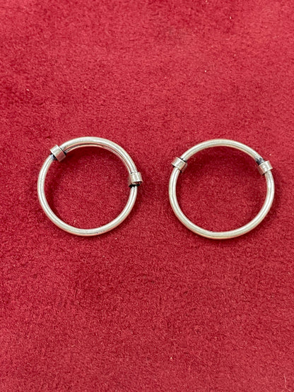 925 Silver Big Toe Round Rings