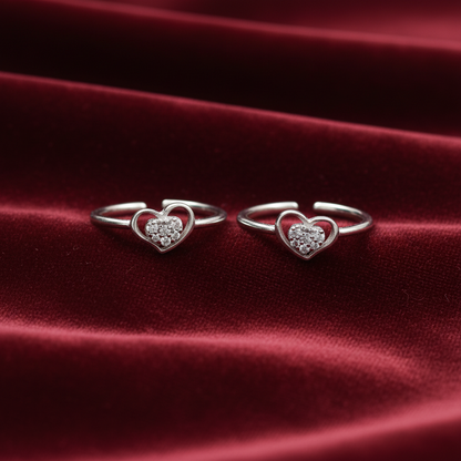 92.5 silver toe ring 