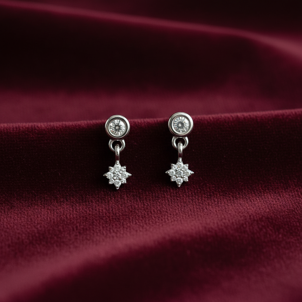 92.5 silver earrings 