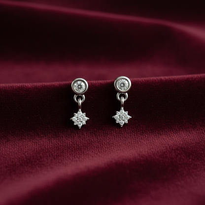 92.5 silver earrings 