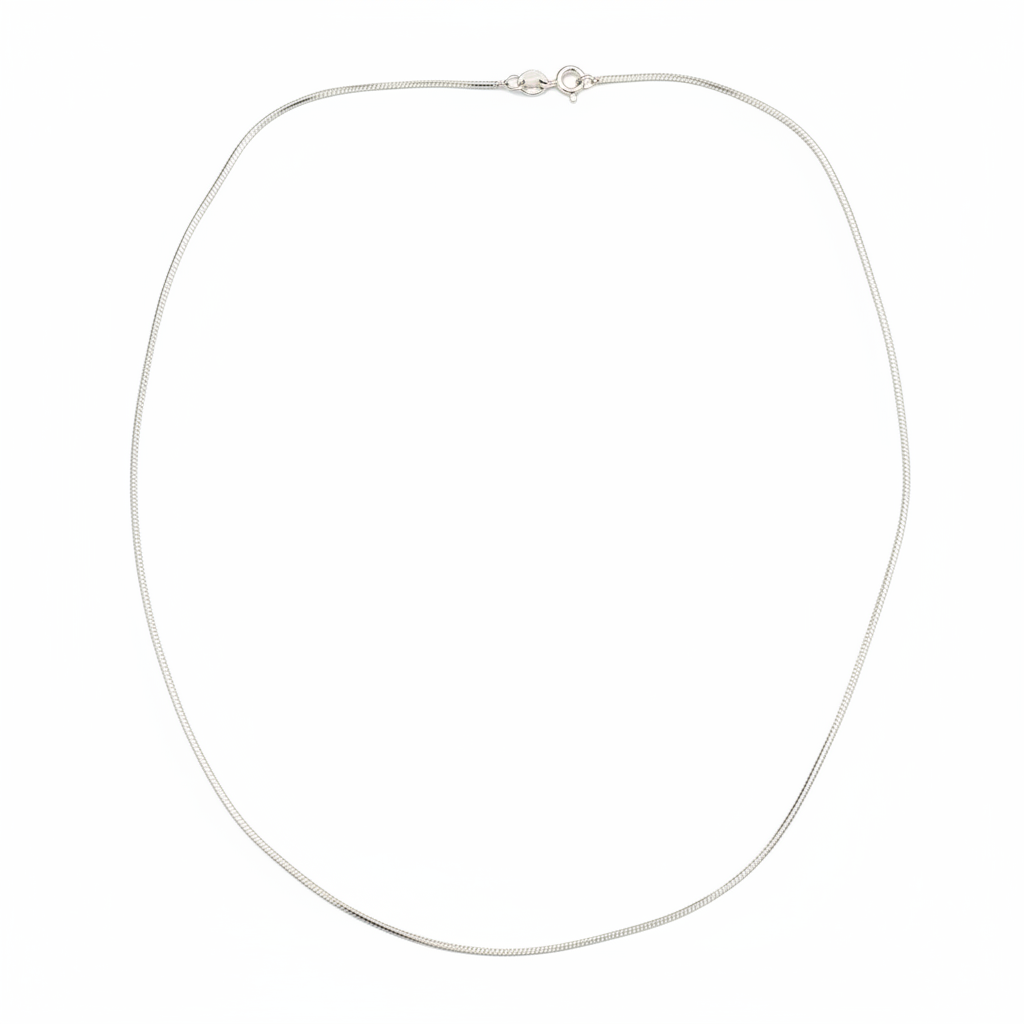 92.5 Sterling Silver Snake Chain - 18 inches