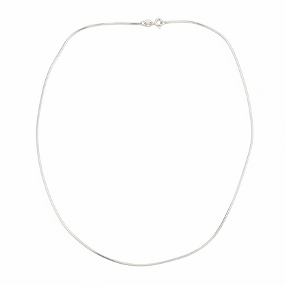 92.5 Sterling Silver Snake Chain - 18 inches