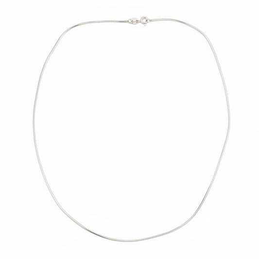 92.5 Sterling Silver Snake Chain - 18 inches
