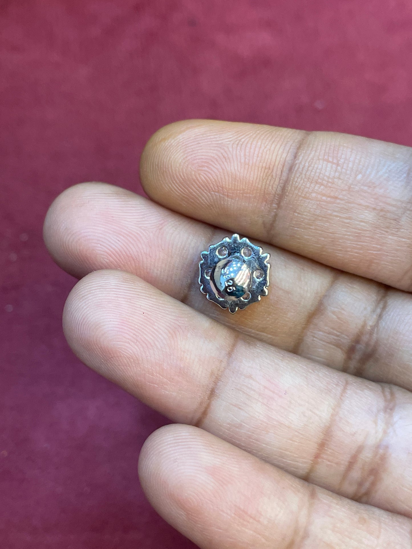 92.5 Silver Pink Star Studs | Stylish Cute Design | Jewellery