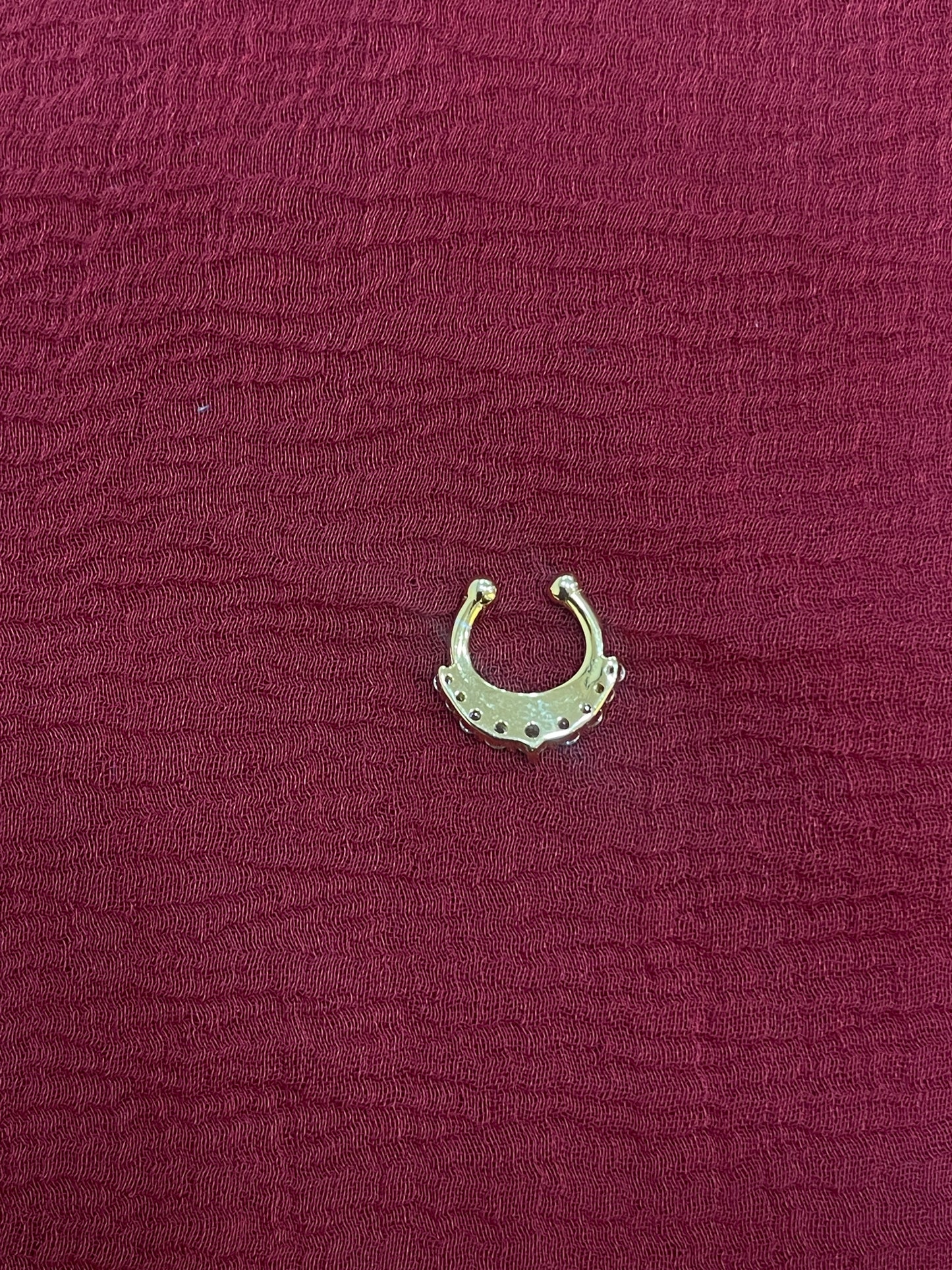 92.5 Silver Gold Plated Refined Septum