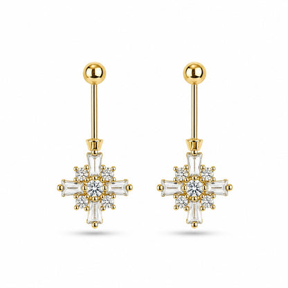 92.5 Silver Gold plated Plus Bugadi-Pair