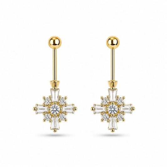 92.5 Silver Gold plated Plus Bugadi-Pair