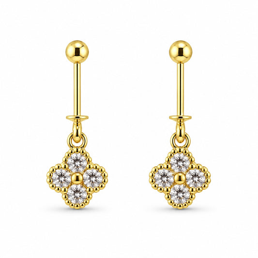 92.5 Silver Gold Plated Fine Finish Bugadi | Premium Traditional Design | Jewellery - pair