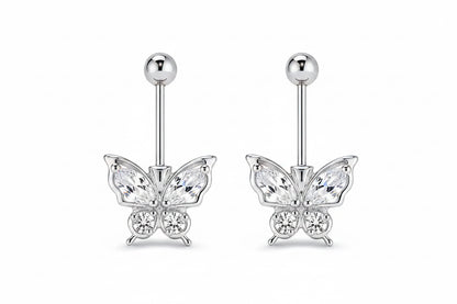 92.5 Silver Butterfly Bugadi Pair| Stylish Cute Design | Elegant Jewellery