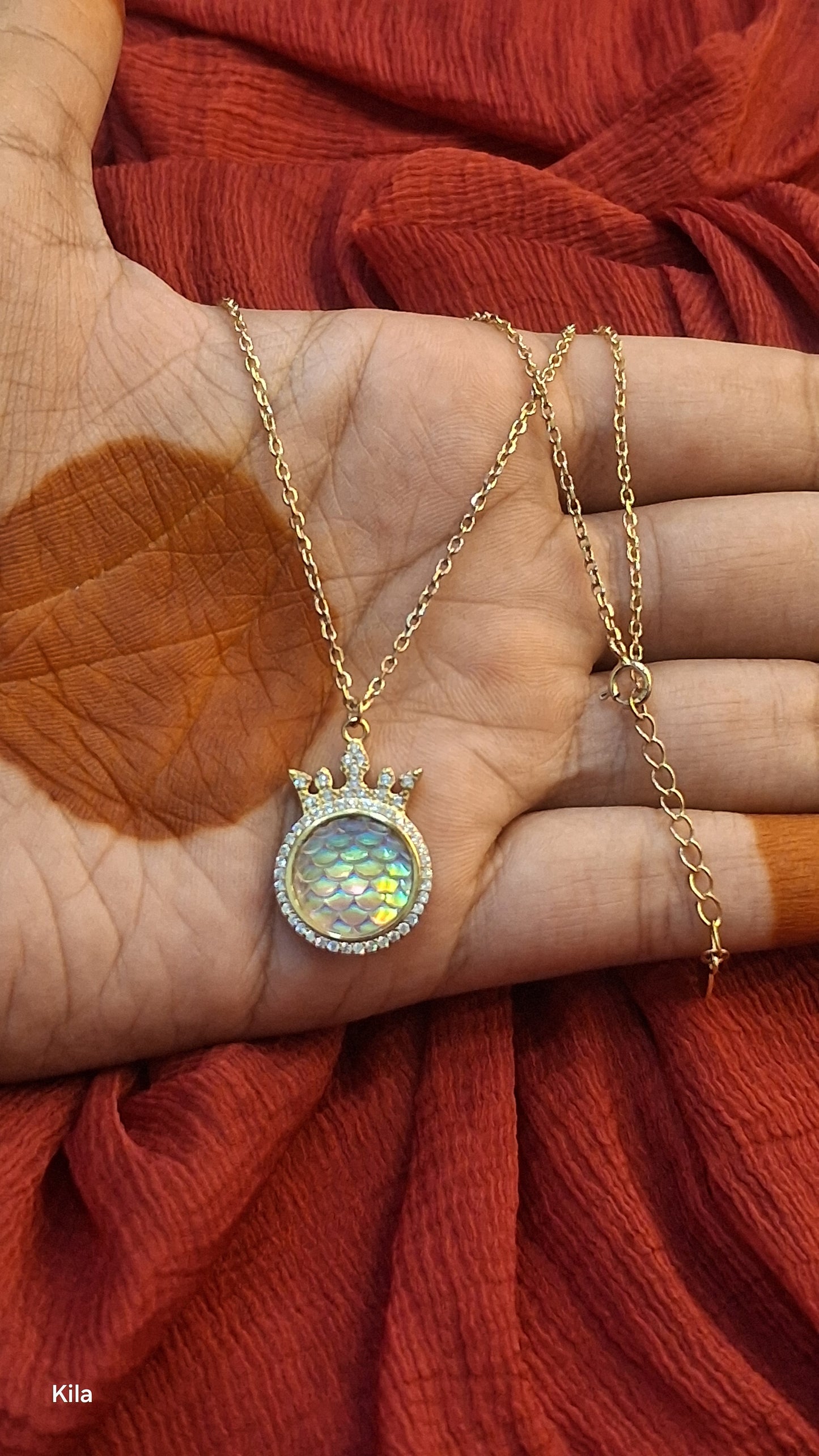 925 Silver Gold Plated Chain 18 Inches | Stylish Classic Design