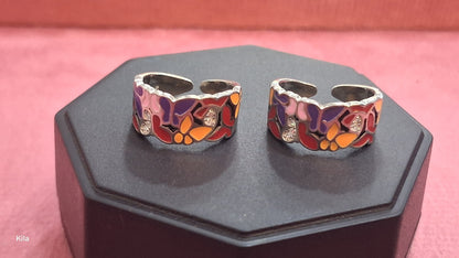 92.5 Silver Minimal Toe Rings | Stylish Smooth Finish | Jewellery