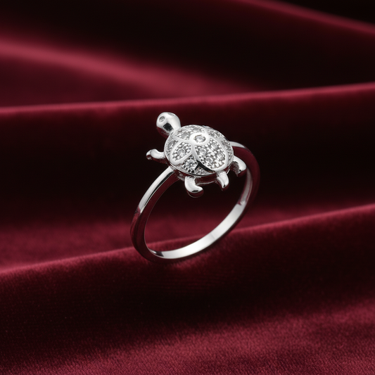 925 Silver Tortoise Ring | Stylish Unique Design | Elegant and Stylish Jewellery