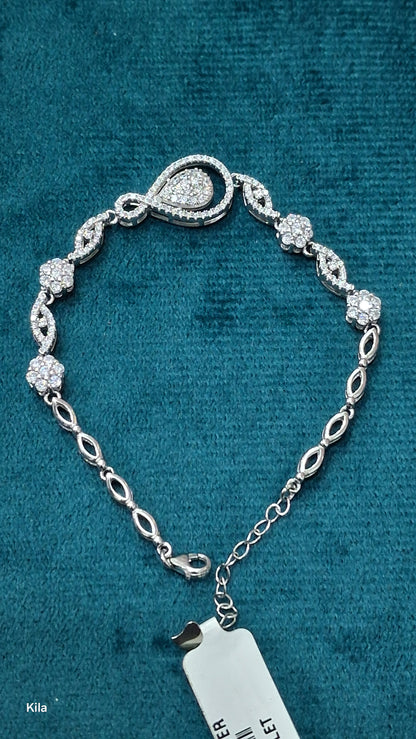 92.5 Silver Bracelet | Stylish Classic Design | Elegant Jewellery