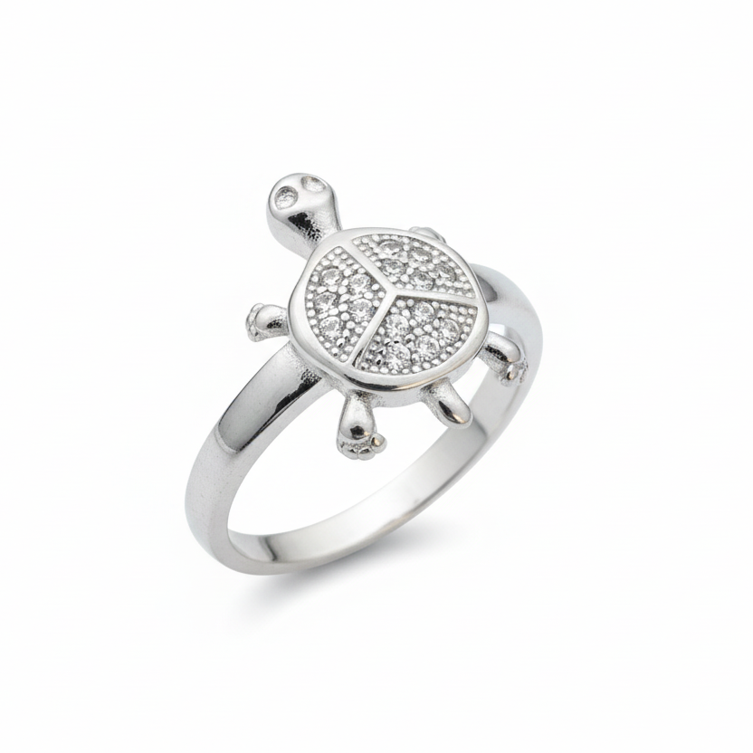925 Silver Tortoise Ring | Stylish Unique Design