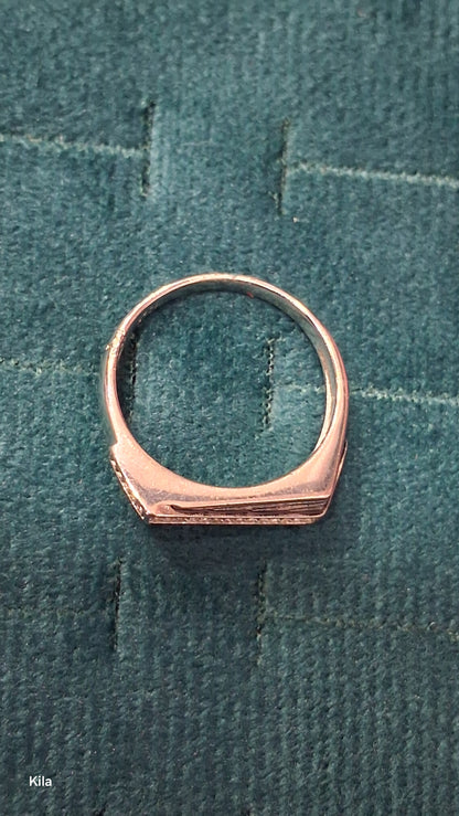 92.5 Silver Men’s Ring Size 23 | Stylish Bold Finish | Elegant Fashion Jewellery