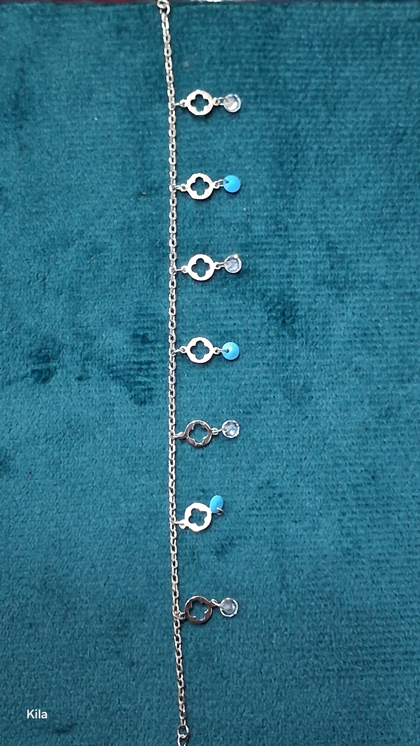 92.5 Silver Charm Bracelet | Stylish Minimal Design | Elegant Jewellery