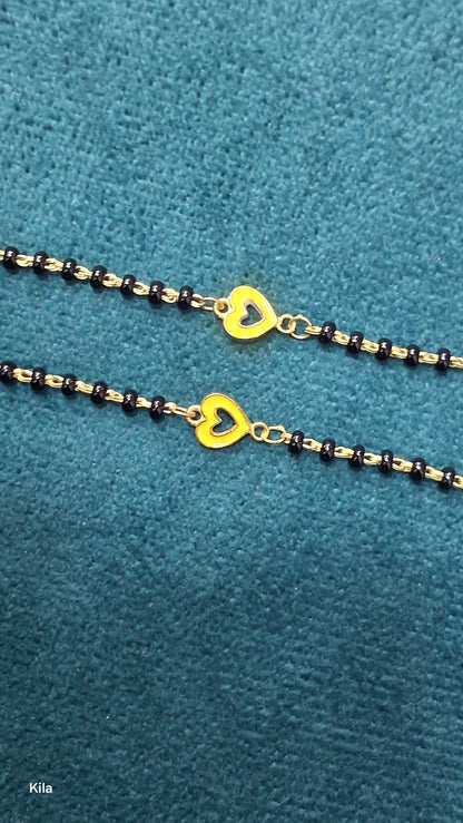 92.5 Silver Kids Anklets | Stylish Elegant Design | Comfortable Kids Jewellery