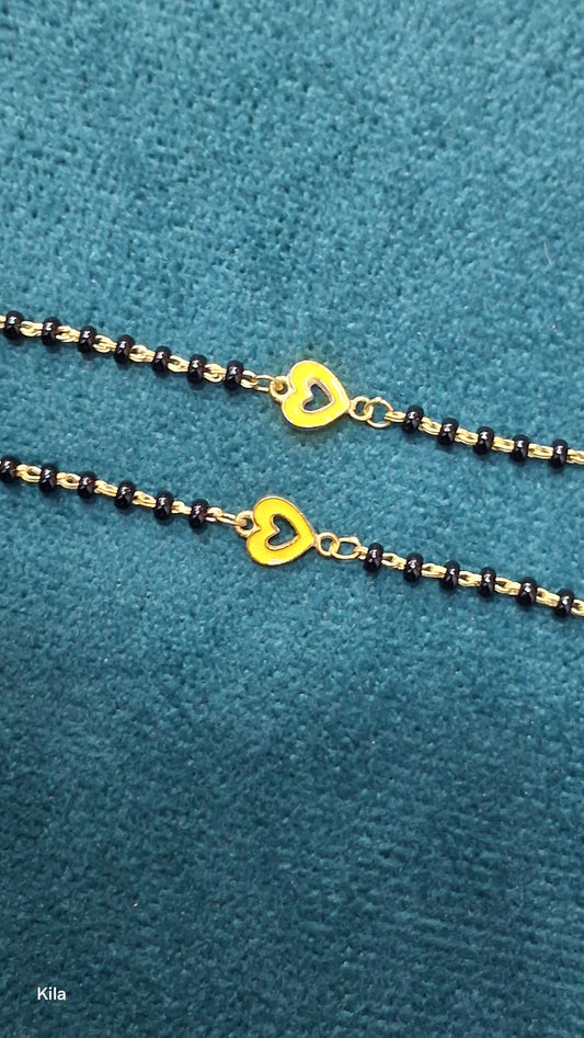 92.5 Silver Kids Anklets | Stylish Elegant Design | Comfortable Kids Jewellery