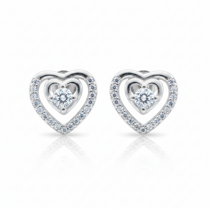 92.5 Silver Studs | Stylish Elegant Design | Everyday Jewellery
