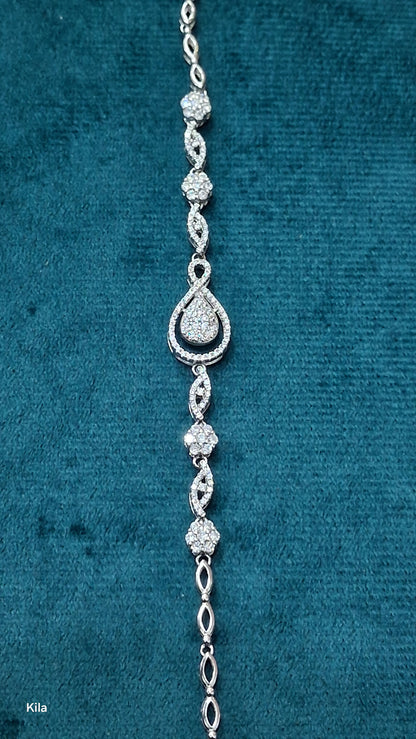 92.5 Silver Bracelet | Stylish Classic Design | Elegant Jewellery