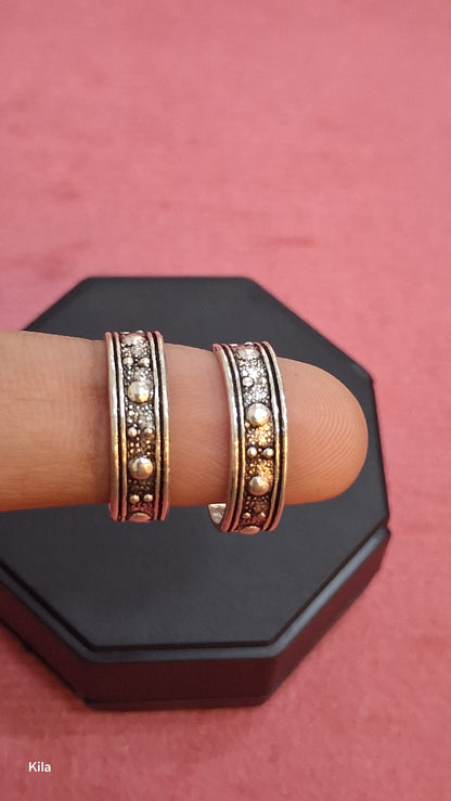 92.5 Silver Stylish Toe Rings | Premium Elegant Design | Jewellery