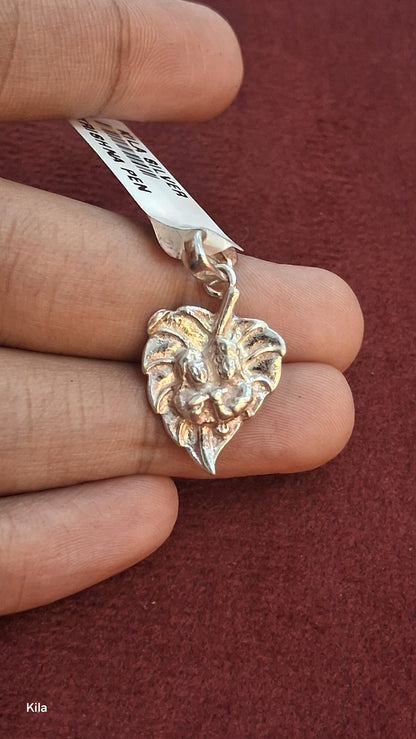 92.5 Silver Radha Krishna Pendant | Divine Spiritual Design | Elegant Jewellery