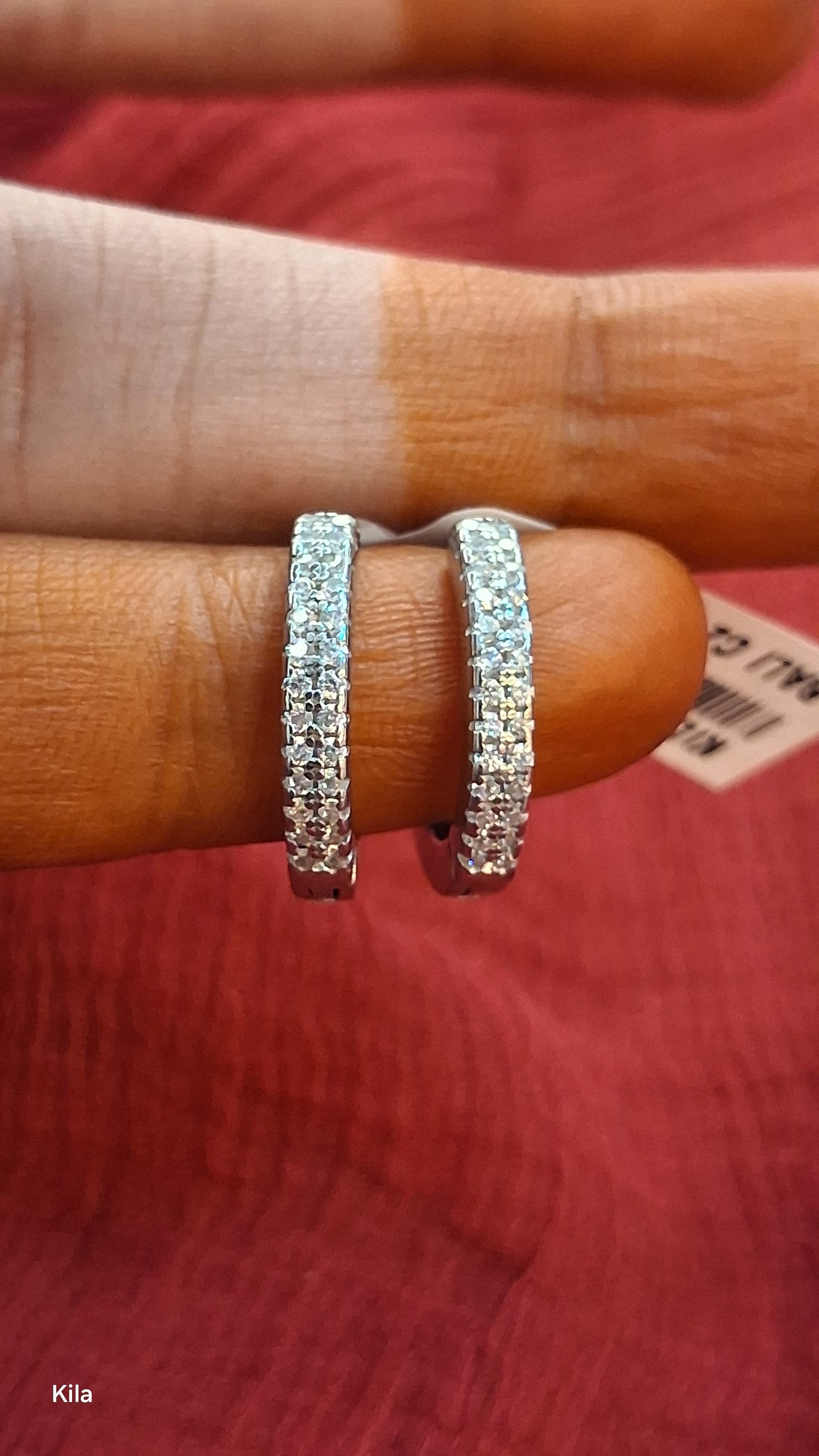 92.5 Silver Bali Earrings | Stylish Modern Finish | Elegant Jewellery