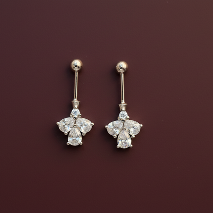92.5 Silver White Stone Bugadi | Stylish Elegant Design | Premium Jewellery