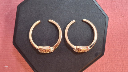 92.5 Silver Rose Gold Beach Toe Rings | Stylish Trendy Design | Jewellery