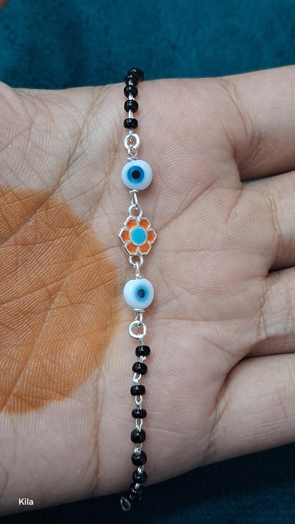 92.5 Silver Kids Bracelet | Stylish Cute Design | Elegant Kids Jewellery