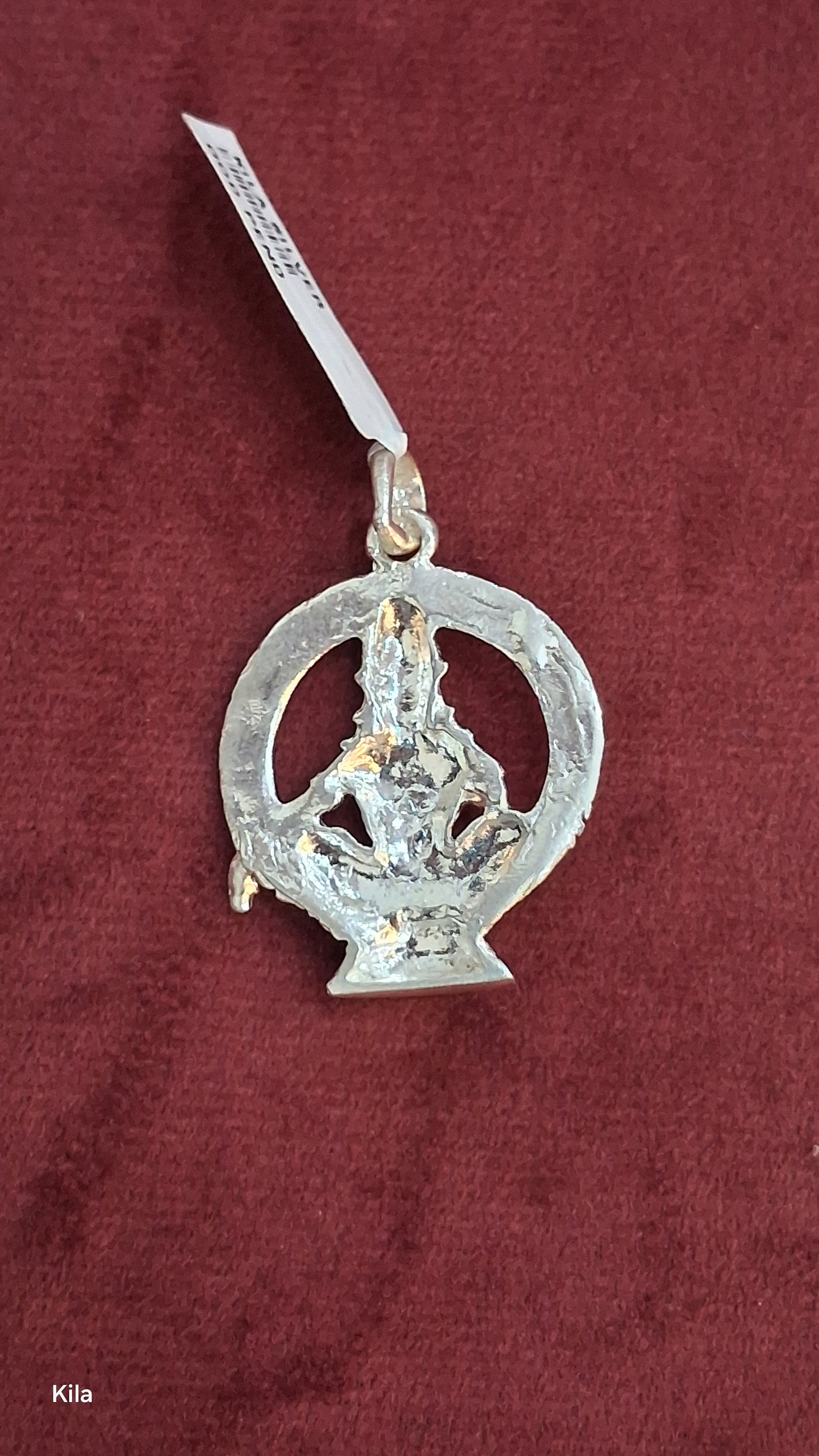92.5 Silver Ayyappa Swamy Pendant | Divine Devotion Design | Stylish Jewellery
