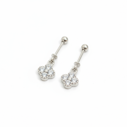92.5 Silver Bugadi | Stylish Refined Design | Elegant Jewellery pair