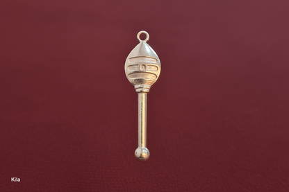 92.5 Silver Velmurugan Pendant | Divine Spiritual Design | Jewellery