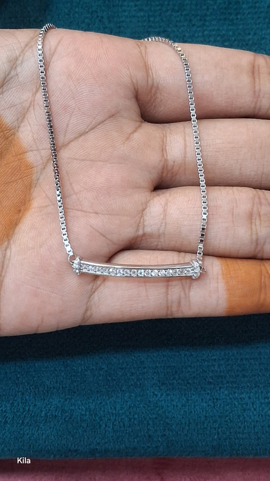 Silver stylish bracelet