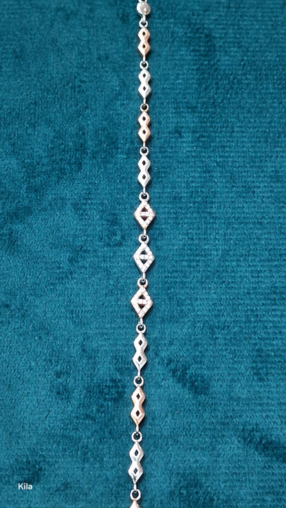 92.5 Silver Bracelet | Stylish Elegant Design | Comfortable Fashion Jewellery