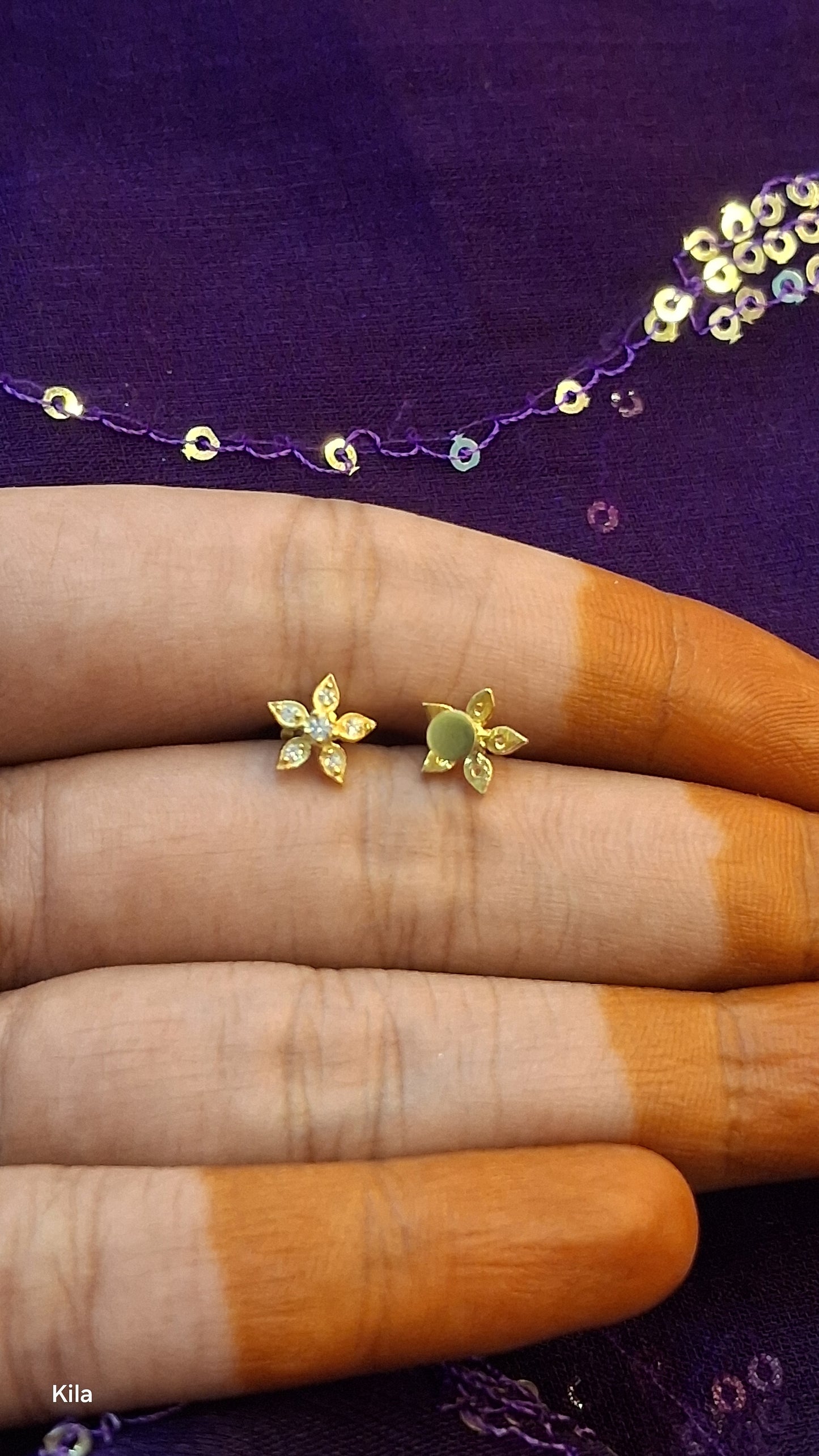Flower Nose Pin (Single Piece) | Stylish Floral Design | Elegant Jewellery