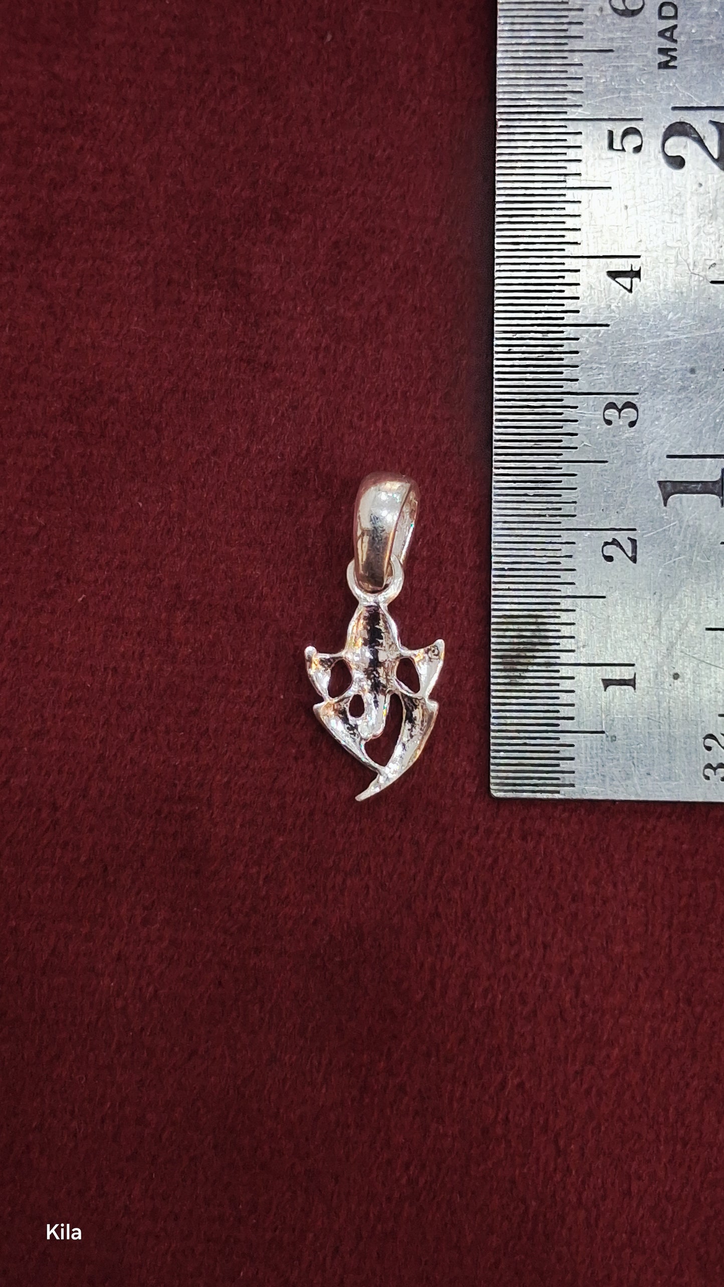 92.5 Silver Ganesha Pendant | Auspicious Success Design | Elegant Jewellery