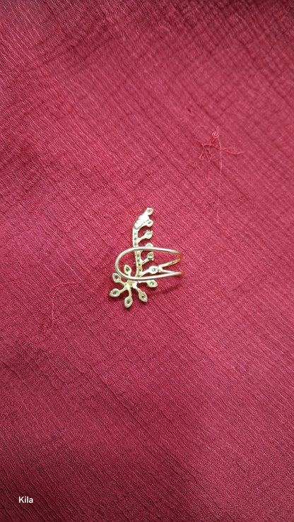 92.5 Silver Premium Gold Plated Earcuff | Elegant Trendy Design | Jewellery