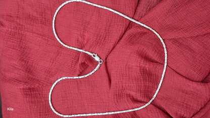 92.5 Silver Men’s Chain 20 Inches | Stylish Bold Finish | Elegant Fashion Jewellery