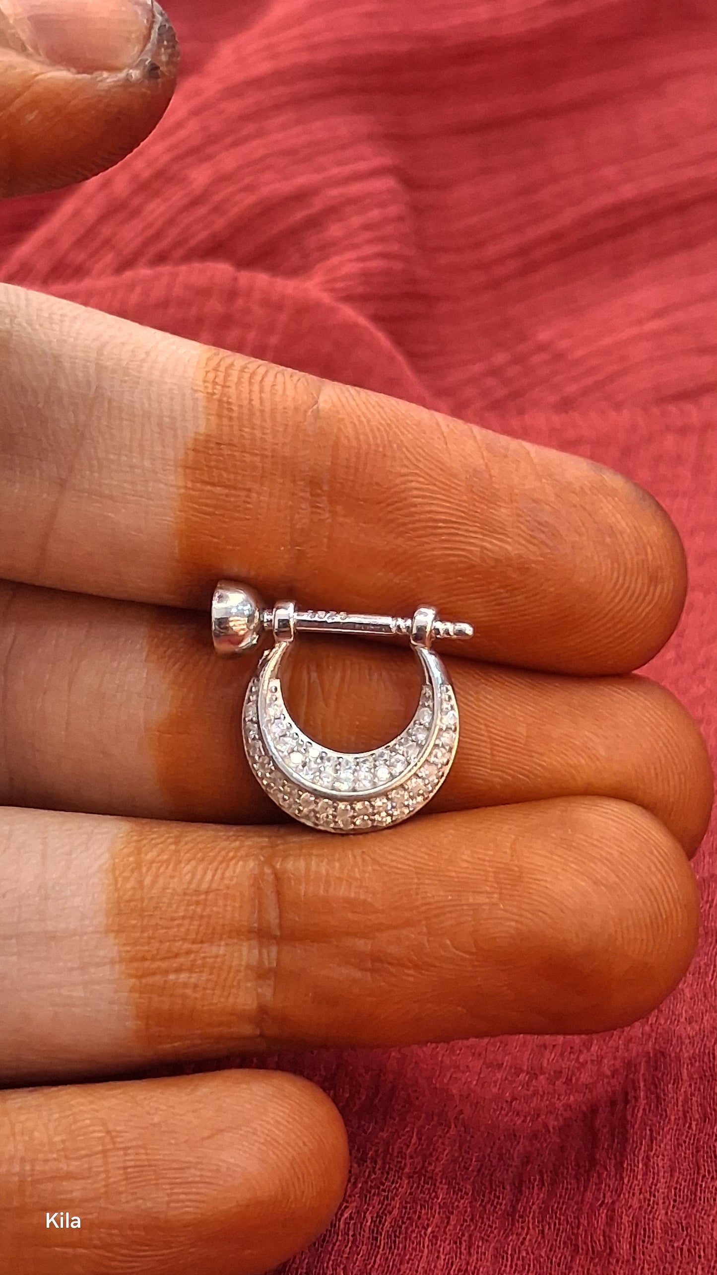92.5 Silver Bali Earrings | Stylish Classic Design | Elegant Jewellery