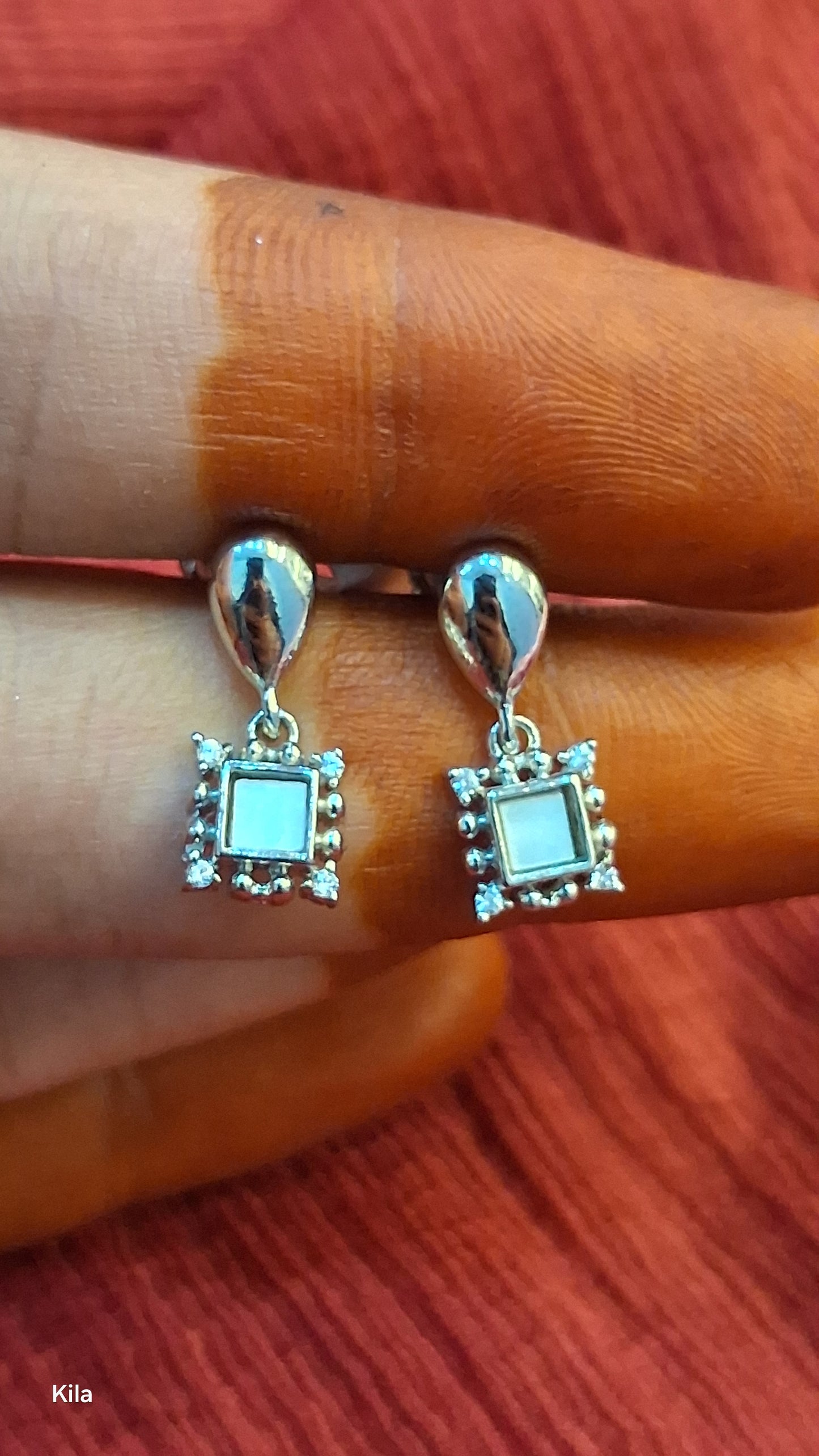 92.5 Silver Earrings | Stylish Elegant Design