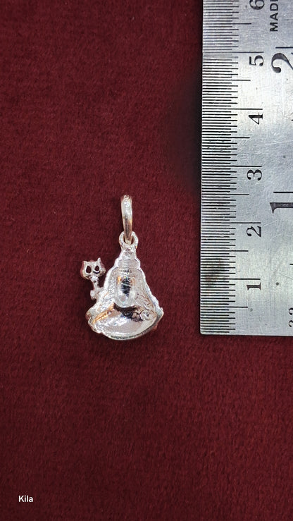 92.5 Silver Shiva Pendant | Powerful Divine Design | Stylish Jewellery