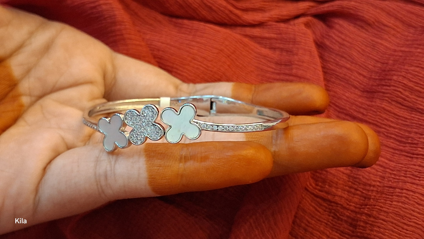 92.5 Silver Minimal Bracelet | Stylish Elegant Design | Everyday Jewellery