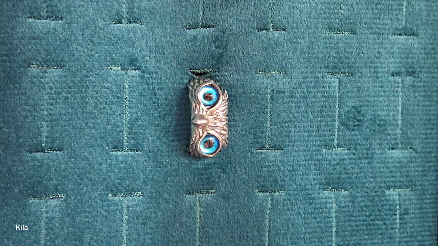 92.5 Silver Owl Men’s Ring Size 15 | Stylish Animal Motif Design | Elegant Jewellery