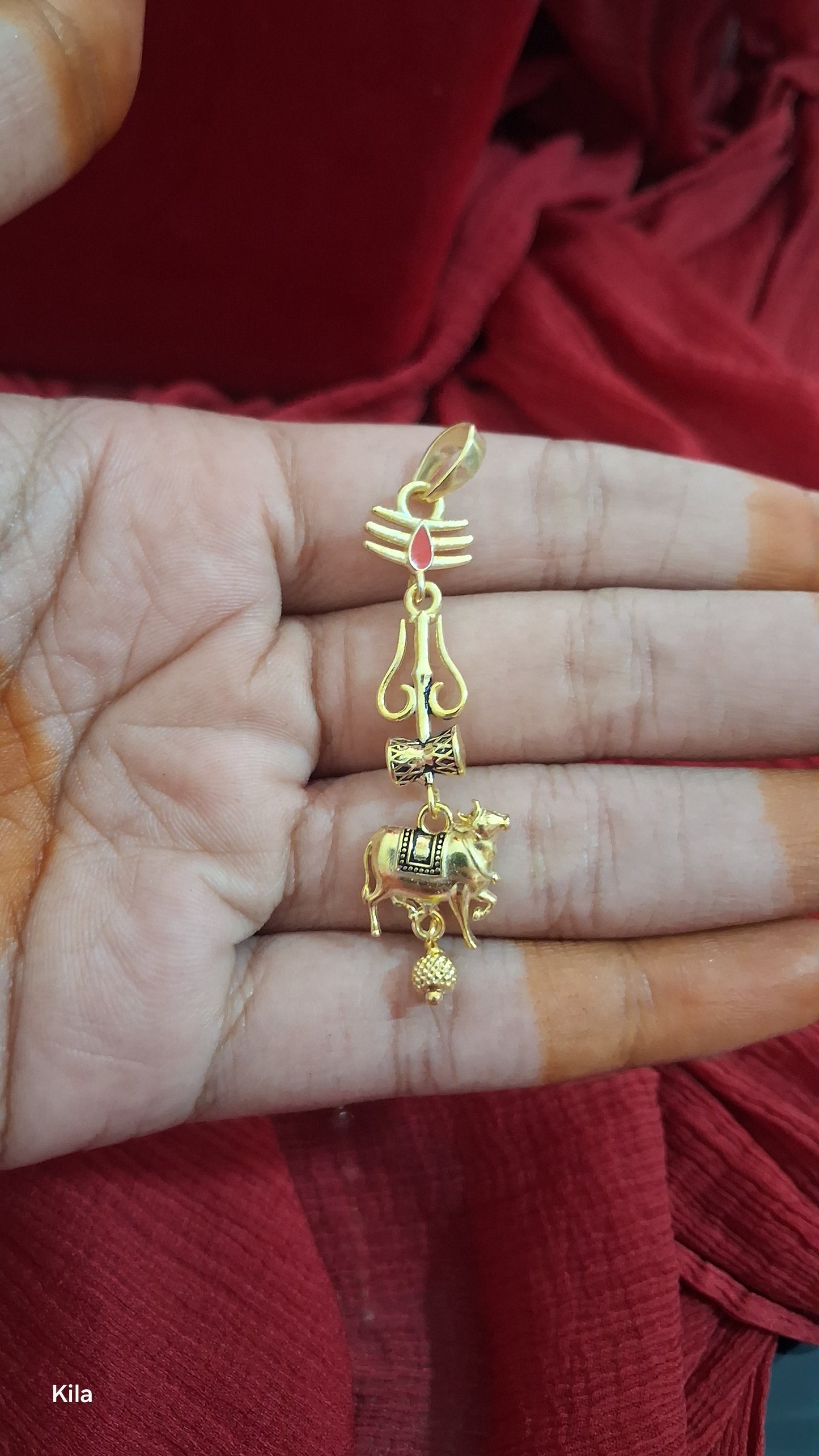 92.5 Silver Gold Plated SSMB Locket | Stylish Celebrity Inspired Design | Elegant Jewellery