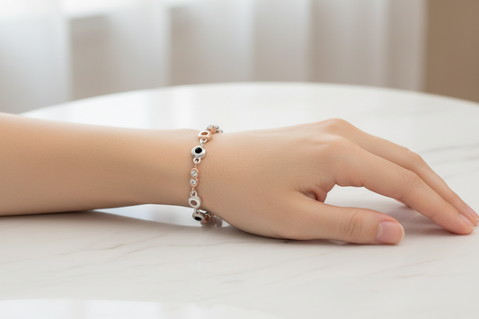 92.5 Silver Bracelet | Stylish Refined Design | Elegant Jewellery