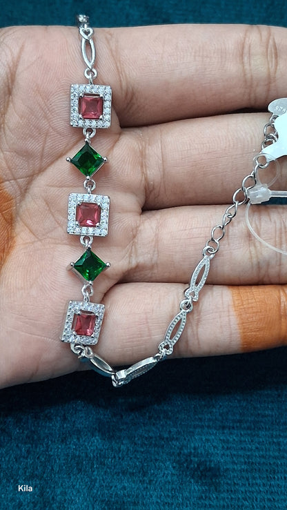 92.5 Silver Bracelet | Stylish Refined Design | Elegant Jewellery