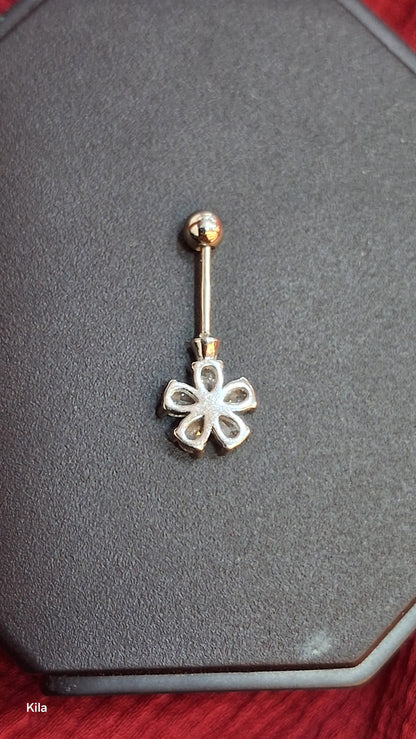 92.5 Silver Flower Bugadi | Stylish Premium Floral Design | Elegant Jewellery